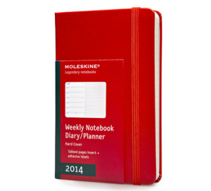 Moleskine has special addition covers and a variety of colors that make planning helpful and cute!
